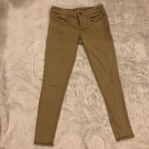 Khaki Skinny Pants